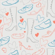 Seamless background -Shoes