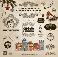Christmas labels N4