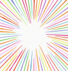 lines drawn in felt colored pens for marketing N4