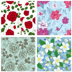 Seamless Floral Pattern N396