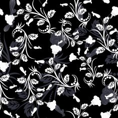Seamless floral background N78