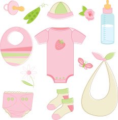 Pink Baby Accessories