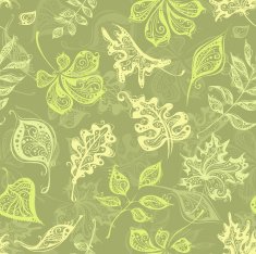 Seamless pattern with leaves N26