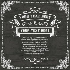 Chalkboard Invitation N2