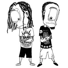 My friends metalheads