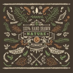 Hand Drawn Nature Elements