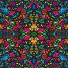 Hand drawn seamless pattern N97
