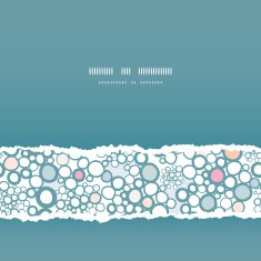 Colorful bubbles square seamless pattern background
