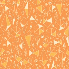Abstract Crystals Seamless Pattern Background