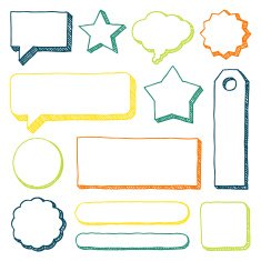 Hand Drawn Banners N10