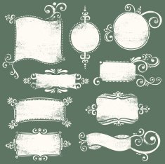 Grunge banner collection