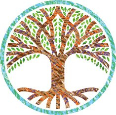 Scribble tree icon