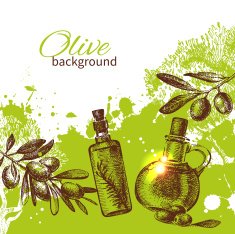 Vintage olive background N20