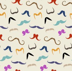 Mustaches pattern