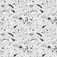 war - seamless vector background N5
