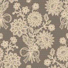 Bouquet Lace Seamless Pattern