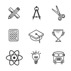 Education icons N49