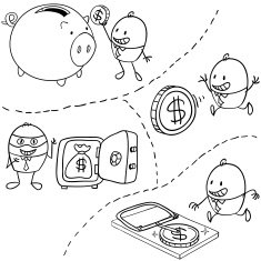Cartoon businessman illustration N73