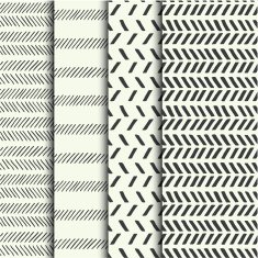Set of four seamless hand drawn textures N2