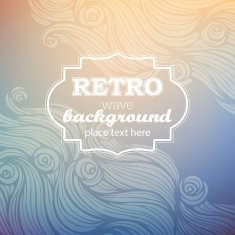 Retro wave background N2