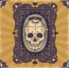 Poker card frame