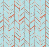 Hand drawn herringbone pattern N19