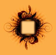 Orange abstract N2