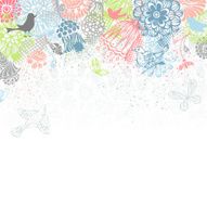 Floral bright background