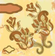 Calligraphic floral ellements N2