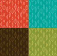 Retro hanging ornaments - seamless