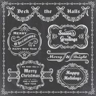 Chalkboard Christmas Set