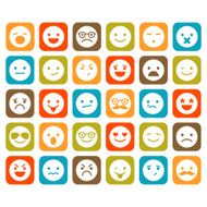 Set of smiley icons N4