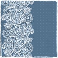 Beautiful Indian floral ornament N25