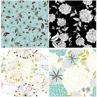 Seamless floral pattern set N21