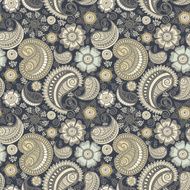 Seamless elegant paisley pattern N10