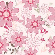 Seamless Floral Pattern N436