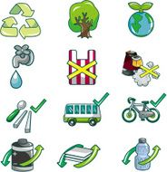 cartoon Environmental Protection icon