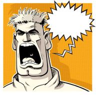 screaming men