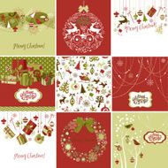 set of christmas cards N3