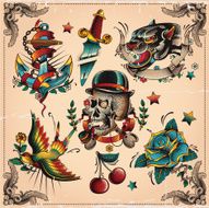 Old School Tattoo Flash N2