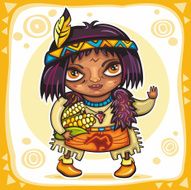 North American Indian boy N2