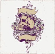 Skull tattoo design