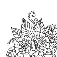 Flower ornament N7