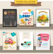 Set of different flyers for business purpose N2