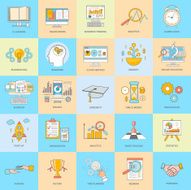 Business Thin Line Icons