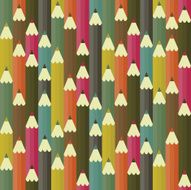 Pencil seamless pattern