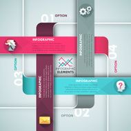 Modern infographics options banner N72