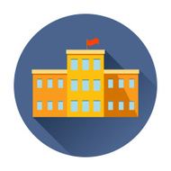 School Building Icon N8