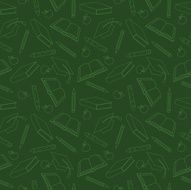 Seamless Back to School Pattern N2