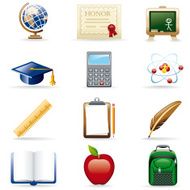 Icon Set Education N4
